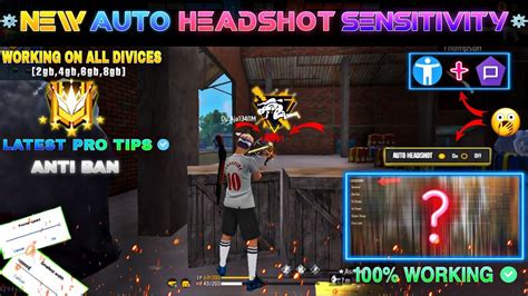 Free Fire After Update Best Senstivity Settings ⚙️ New Auto Headshot