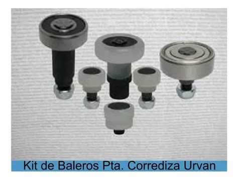 Kit De Baleros Completo Piezas Para Puerta Corrediza Urvan Env O Gratis