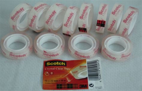 Scotch M Klebefilm Rollen Klebeband Crystal Clear Tape Rolle