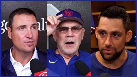 Chris Young, Bruce Bochy, Nathan Eovaldi | Texas Rangers react to Max ...