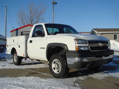 2005 Chevy 2500hdutility Service Truck72894 Mileswarner Bedclean