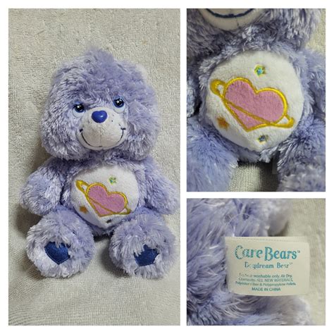 Authentic Rare Care Bears - Daydream Bear Beanie Plush Soft Toy ...