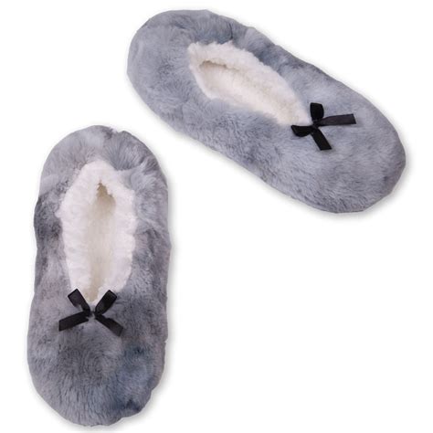 Womens Soft Slippers Fuzzy Babba