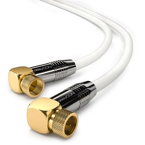 Deleycon Premium Sat Antennenkabel F Stecker Grad Zu F Stecker