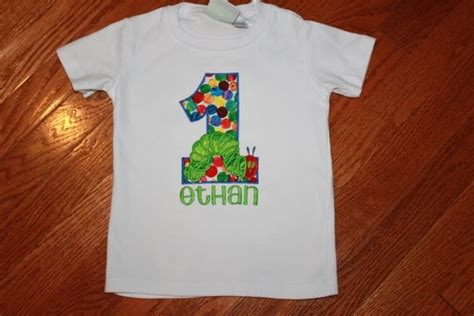 Very Hungry Caterpillar FIRST Birthday Shirt By SarahsShirts