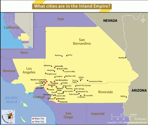 Map Of Inland Empire California Answers