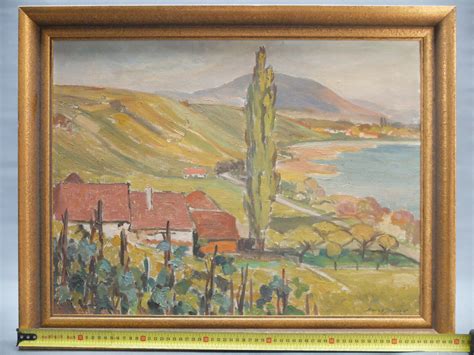 Sarah Jeannot Paysage Suisse Neuchatel Leman Tableau Signe Montagne