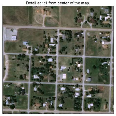 Aerial Photography Map of Gotebo, OK Oklahoma