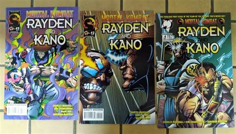 Mortal Kombat Rayden Kano 1 2 3 Patrick Rolo Cover Art