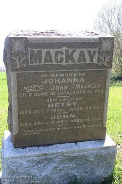 John MacKay 1817 inconnu Mémorial Find a Grave