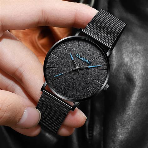 Luxury Ultra Thin Wrist Watches For Men Top Brand Quartz Male Clock