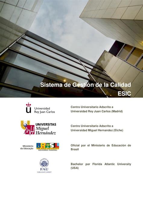 PDF Sistema de Gestión de la Calidad ESIC PDF fileSistema de