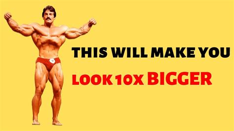 3 Muscle That Will Make You Look 10x Bigger Youtube