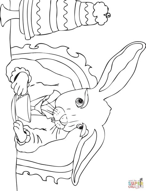 Alice In Wonderland Mad Hatter Coloring Pages At Getcolorings