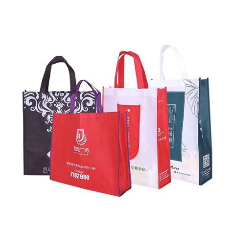 Promotional Eco Supermarket Non Woven Fabric Reusable Grocery Shopping