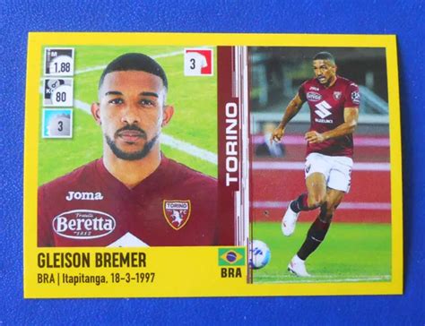 FIGURINA STICKER PANINI Calciatori 2021 22 2022 N 457 Bremer Torino