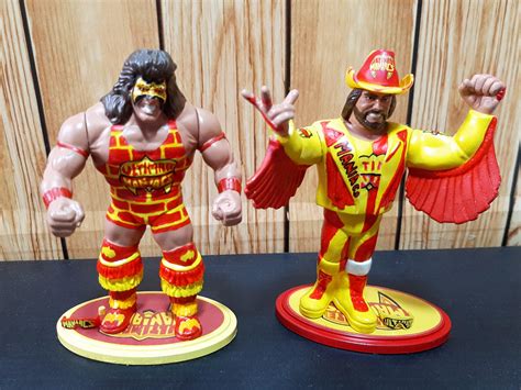 Custom Hasbro Wwf Macho Warrior Tag Team Ultimate Maniacs Hobbies