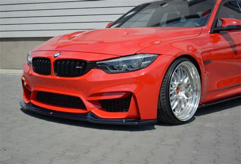 Front Splitter V Bmw M F Gloss Black Our Offer Bmw Seria M