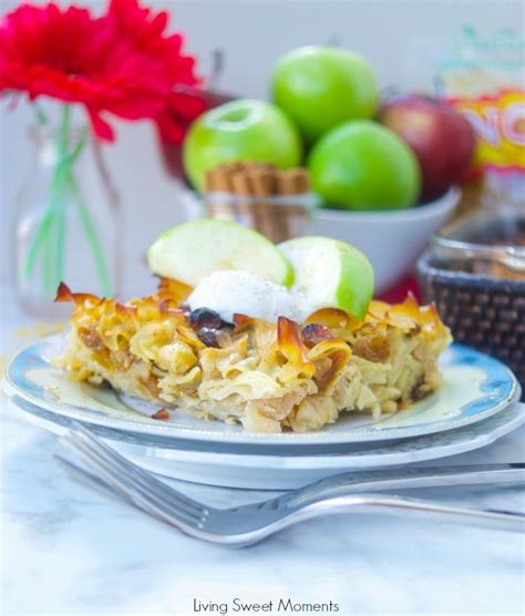 Sweet And Savory Apple Noodle Kugel Living Sweet Moments