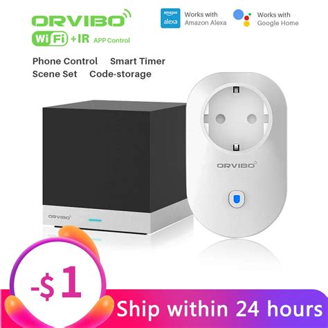 Orvibo Magic Cube Infrared Remote Contorl And B25eu Timer Wifi Smart Power Socket Plug For Smart