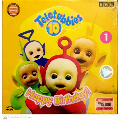 Jual Teletubbies 10 Happy Birthday Vol 1 VCD Original Indonesia