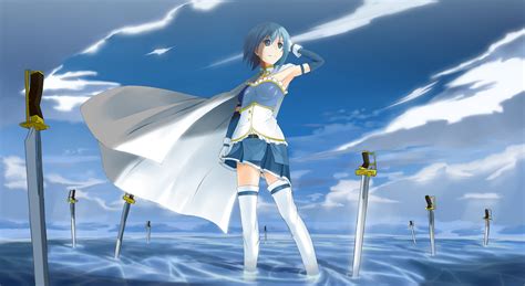 Miki Sayaka Mahou Shoujo Madokamagica Wallpaper 447141 Zerochan