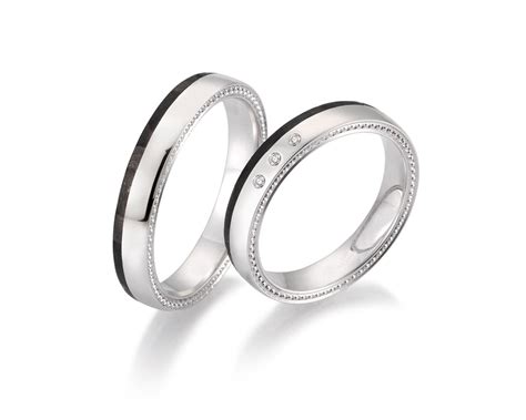 Trauringe Carbon Gold Ringe Hochzeit Eheringe