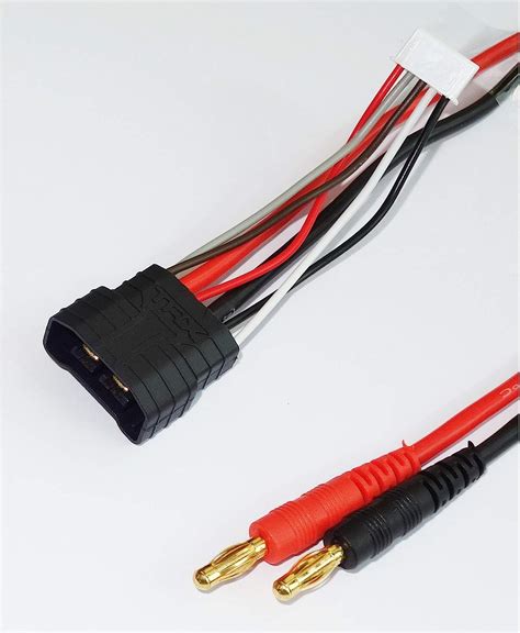 ROBBE LADEKABEL TRX ID 4S AUF 4MM GOLDKONTAKT 14AWG 300MM Amazon De