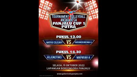 LIVE PANJALU CUP 1 ANTAR DESA PUTRA HUJUNGTIWU VS MAPARAH A YouTube