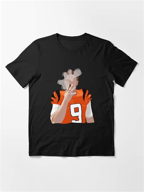 Joe Burrow Smoking Cigar T Shirt For Sale By Rachwillz Redbubble