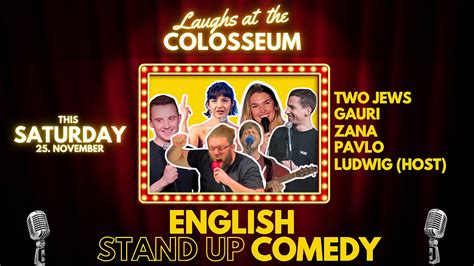 Laugh At The Colosseum English Stand Up Comedy Colosseum Berlin