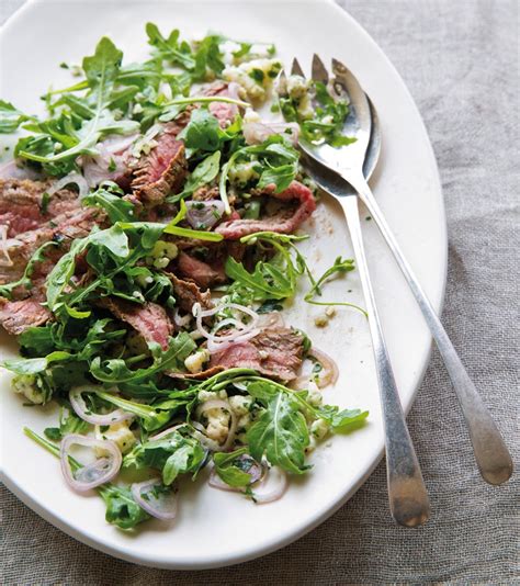 Flank Steak Salad With Arugula Blue Cheese Williams Sonoma Taste