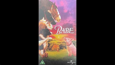 Opening To Babe Uk Vhs Youtube