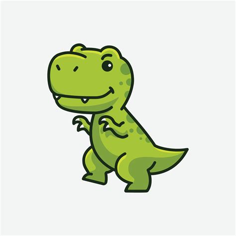 Cute Tyrannosaurus Rex Cartoon