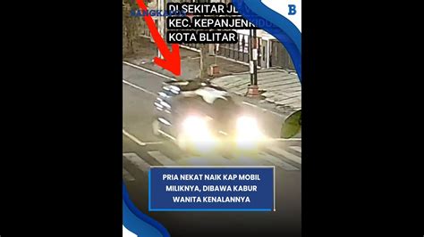 Bak Film Action Pria Nekat Naik Kap Mobil Miliknya Usai Dibawa Kabur