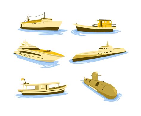 Water Transportation Vector Vector Art Graphics Freevector