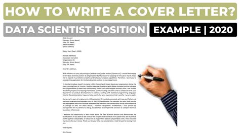 How To Write A Cover Letter For A Data Scientist Position Example Youtube