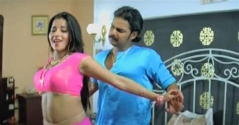 Bhojpuri Sexy Video Pics Monalisa Seduces Pawan Singh In A Hot