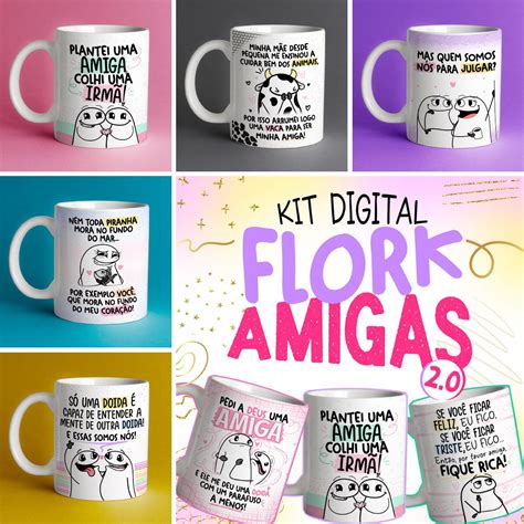 Artes Caneca Dia Do Amigo Flork Amigas Meme Frases Divertida Ello