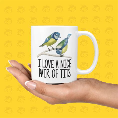 I Love A Nice Pair Of Tits Gift Mug Funny Rude Presents Etsy