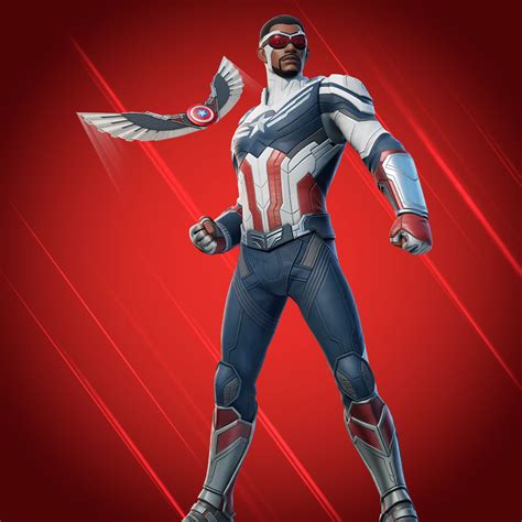 Captain America Sam Wilson Mcu Fortnite Epic