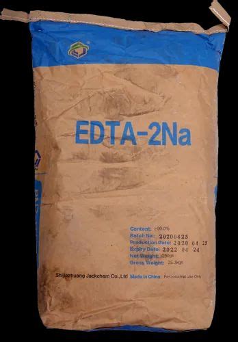 EDTA Disodium Salt 25 Kg Net At 350 Kg In Hyderabad ID 3995092055