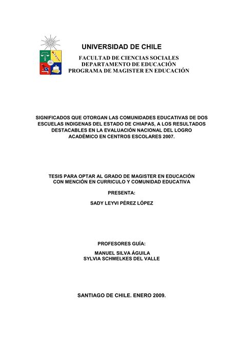 PROYECTO TESIS LISTO Tesis Electrónicas Universidad de Chile