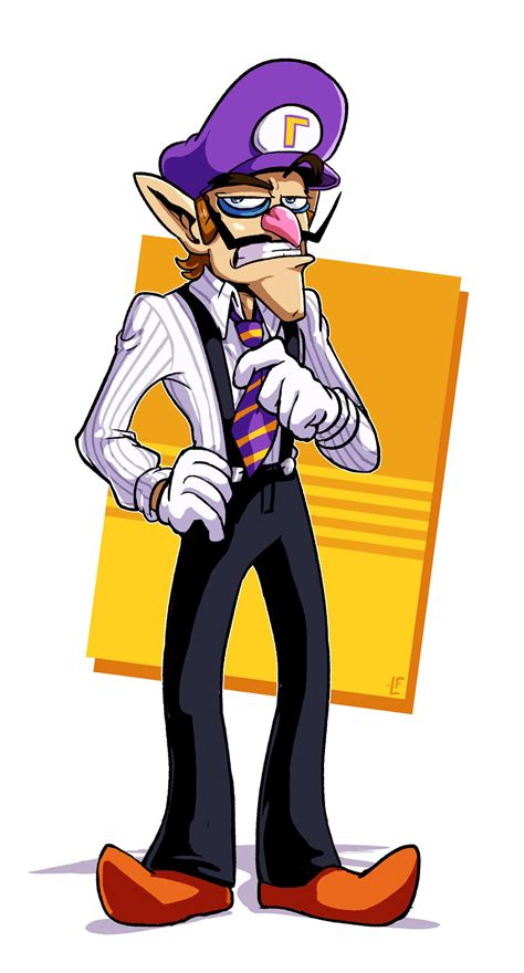 Super Mario Classy Waluigi By Francoisl Artblog On Deviantart