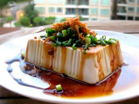 Steamed Silken Tofu With Bango Sauce The Food Canon