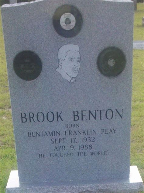 Brook Benton Find A Grave Photos Famous Graves Grave