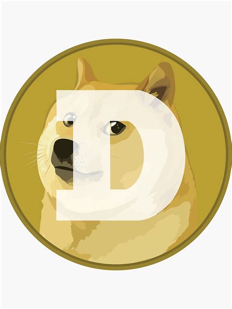 "Dogecoin" Sticker for Sale by CryptoUnited | Redbubble