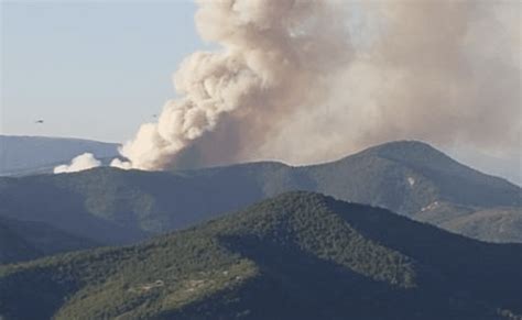 Incendie en cours à Chanousse plus de 100 hectares ravagés 250