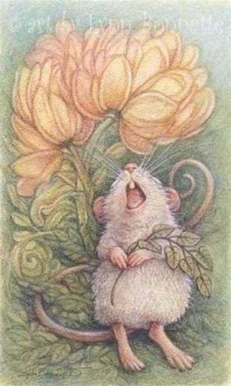 Lynn Bonnette Rabbithouses Mouse Illustration Animal Art Art