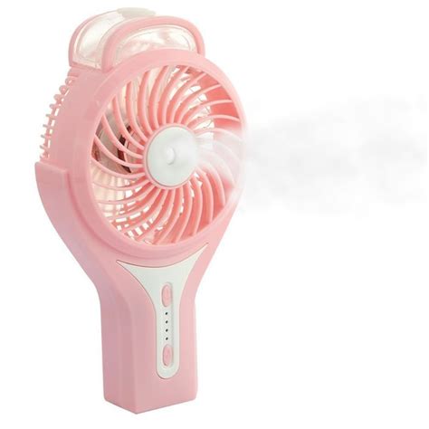 Topwell Handheld Mini Usb Misting Fan Water Spray Fan Rechargeable